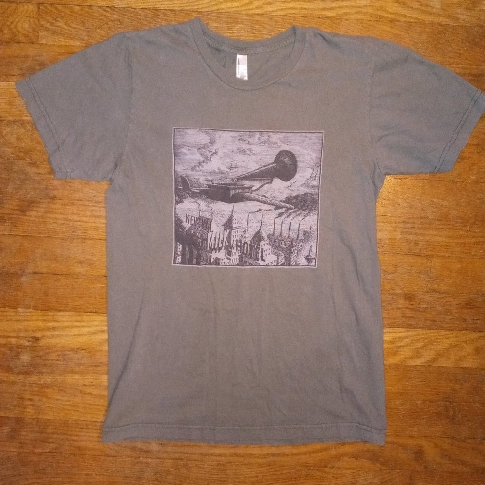Rare Neutral Milk Hotel Gramophone Tee Size Small